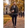 COOFANDY Men’s Sweater Vest V Neck Casual Sleeveless Knit Pullover Sweater(Black)