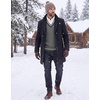 COOFANDY Men’s Sweater Vest V Neck Casual Sleeveless Knit Pullover Sweater(Dark Grey)