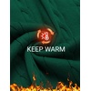 COOFANDY Men’s Sweater Vest V Neck Casual Sleeveless Knit Pullover Sweater(Lake Green & White Stripe)