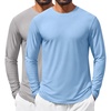 B- Light Blue/Light Grey-2 Pack