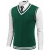 Lake Green & White Stripe